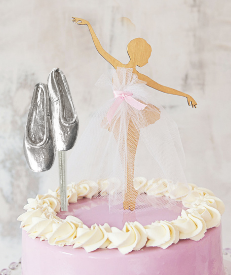 Udover coping jogger Ballet Slippers Cake Topper - Girl Little Ballerina Birthday Party Dec –  House of Morgan Pewter