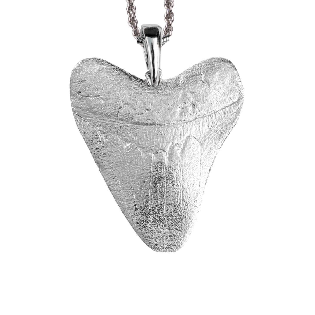 Shiny Solid 925 Sterling Silver Shark Tooth Pendant Unique Cool Gift | eBay