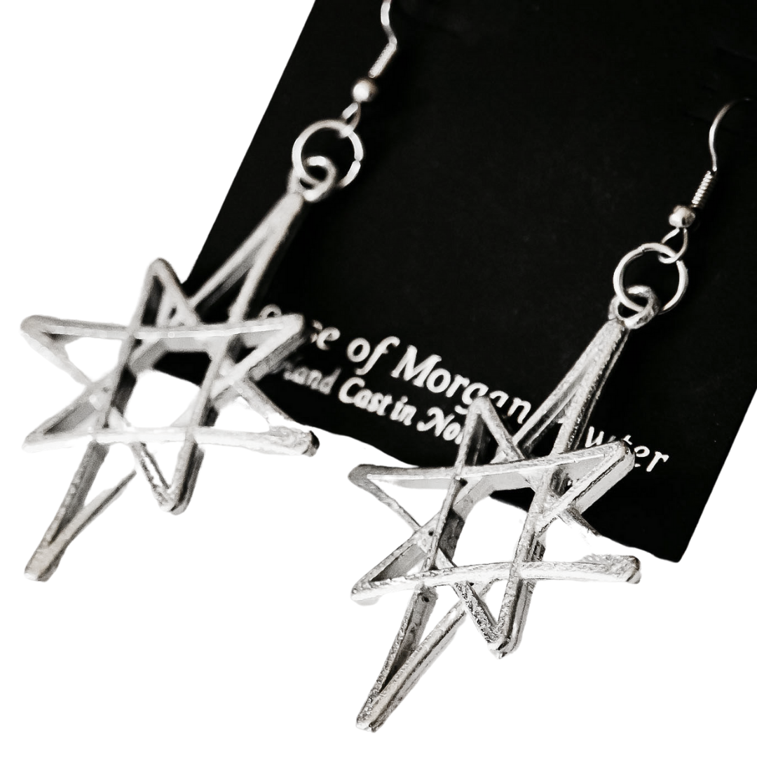 Moravian Star Earrings