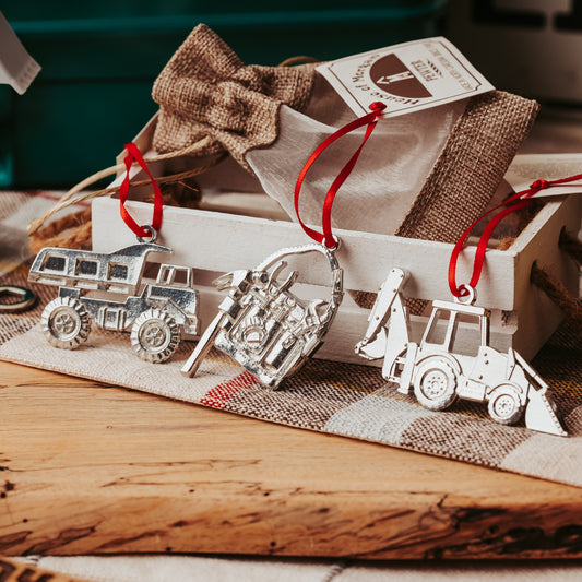 Construction Vehicles Ornaments