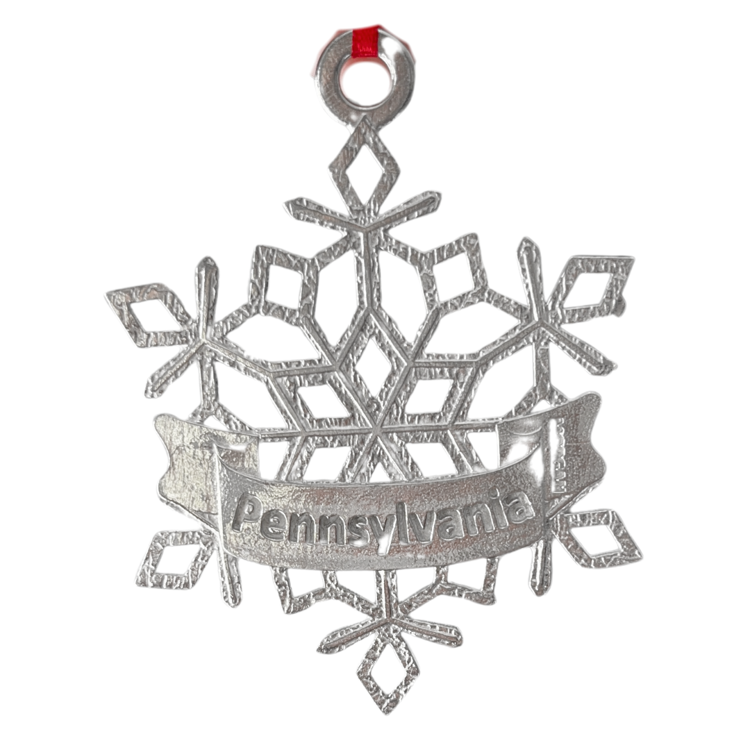 Snowflake Gifts - North Carolina Snowflake - Tennessee Snowflake - South Carolina Snowflake - Virginia Snowflake - Pennsylvania Snowflake - Christmas Ornament